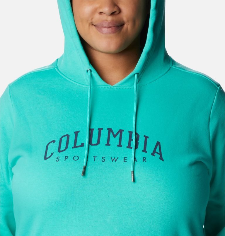 Columbia Logo Hettegensere Dame Turkis | Plus Size 96328N